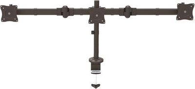 Mbajtëse tavoline për tre monitorë StarTech, 13"-27", 8kg, e zezë