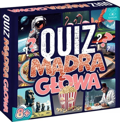 Loja edukative me kuiz Wise Head Kangaroo Quiz, për fëmijë dhe të rritur, shumëngjyrëshe