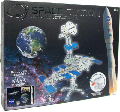 Set konstruktor metalik RMS NASA Metal Construction Kit, 230 elemente