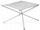 Vatër palosëse zjarri Naturehike NH20SK001, çelik inox, 800g, argjendtë
