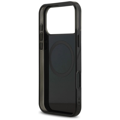Mbrojtëse telefoni Mercedes AMG Double Layer MagSafe për iPhone 17 Pro Max, transparente, e zezë