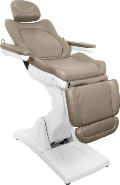 Karrige elektrike kozmetike Azzurro 870 3 Strong, me rregullim elektrik, ngjyrë kapuçino