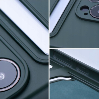 Këllëf telefoni Forcell Card Case për Samsung Galaxy A55 5G, silikon, me xhep karte, jeshil