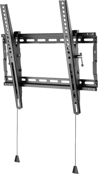 Mbajtëse muri TV Deltaco Office e fortë, me pjerrje dhe palosje, 32"-70", metal i fortë, e zezë