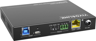 Zgjatës USB VivoLink VLUSB3EXT100H, USB 3.2 Gen1, 100m, i zi