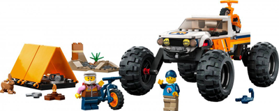 Set LEGO® City 60387 Adventure with 4x4 SUV, 252 pjesë