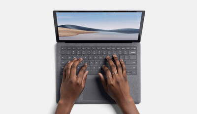 Laptop Microsoft Surface Laptop 4, 34.3 cm (13.5"), Intel® Core™ i7, 16GB RAM,	512 GB SSD, Intel Iris Xe Graphics, platin