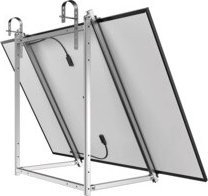 Konstruksion montimi panel diellor BLUETTI BASB-02, montim fiks vertikal, alumin, argjendt
