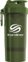 Shaker SmartShake ONE, 800ml, material pa BPA, jeshile ushtarake