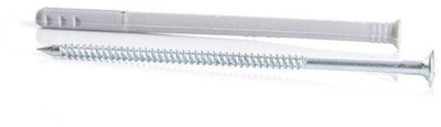Set ankerash Haushalt Hammer Fixing 6x100, 4 copa, për mur