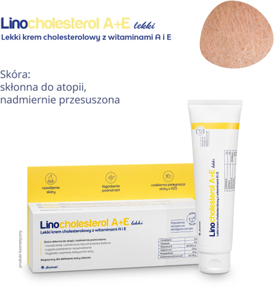 Krem trupi Linocholesterol A+E Light, 80g