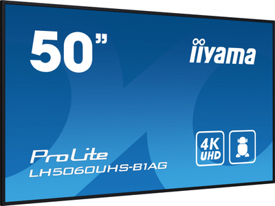 Monitor profesional iiyama ProLite LH5060UHS-B1AG, 50\", 4K UHD, Android 11, i zi