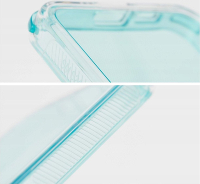 Kapak telefoni Matrix Clear për Xiaomi Redmi 13C POCO C65, TPU i fortë, transparent jeshil