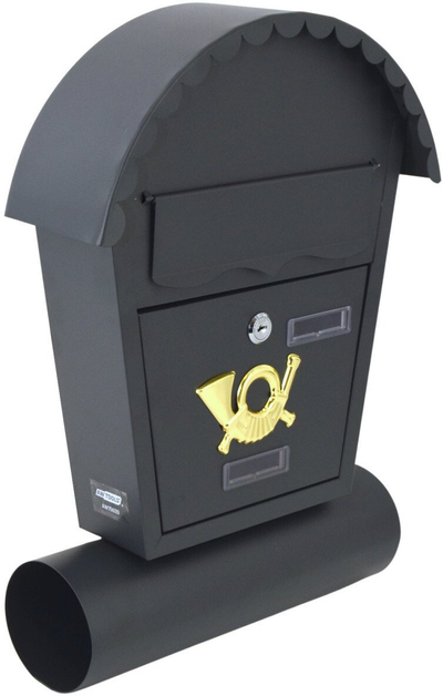 Kuti postare metalike AWTOOLS, 370x470x100mm, me bravë, anthracite