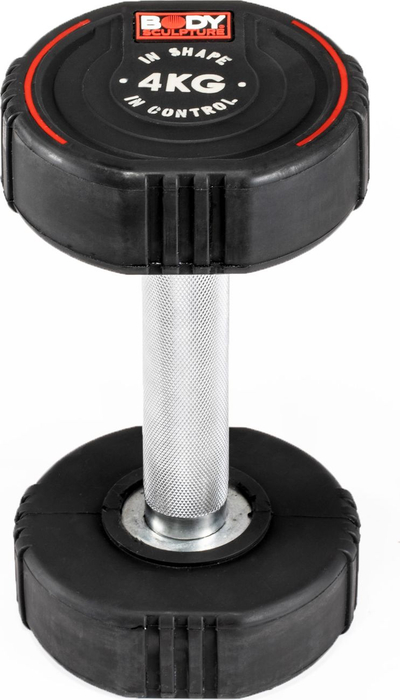 Hantel Body Sculpture BW 133, 4 kg, TPU, gri