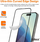 Xham mbrojtës Vmax Tempered Glass 9D për iPhone 16 Plus 15 Plus 6.7", 9H, kornizë e zezë
