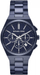 Рачен часовник Michael Kors Lennox Chronograph, 40mm, нерѓосувачки челик, сина