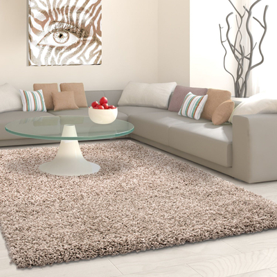 Shteg tapeti Ayyildiz Carpets Life Shaggy 1500, 80x250 cm, trashësi 30 mm, bezhë