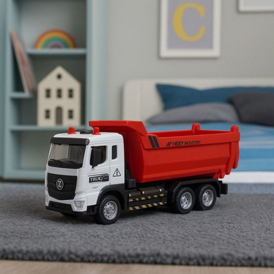 Lodër kamion ndërtimi LENA Worxx Volvo A25G, plastikë e mirë, bosht metalik