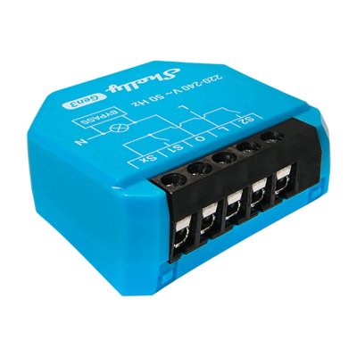 Modul ndriçimi smart Shelly 1L Gen3, Wi Fi, 220 240V, blu