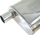 Silenciator qendror TurboWorks LT 409SS, 57mm, çelik inox, ngjyrë argjendi