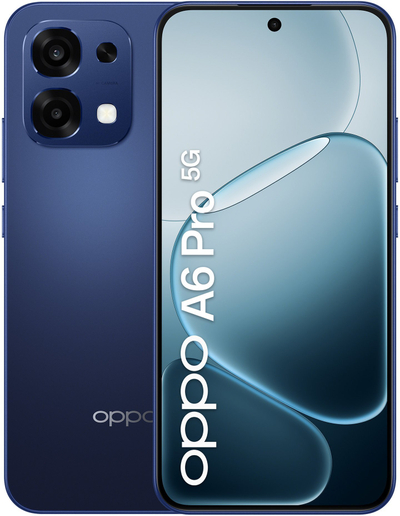 Телефон Oppo A6 Pro, голем екран, издржлива батерија, сина Stellar