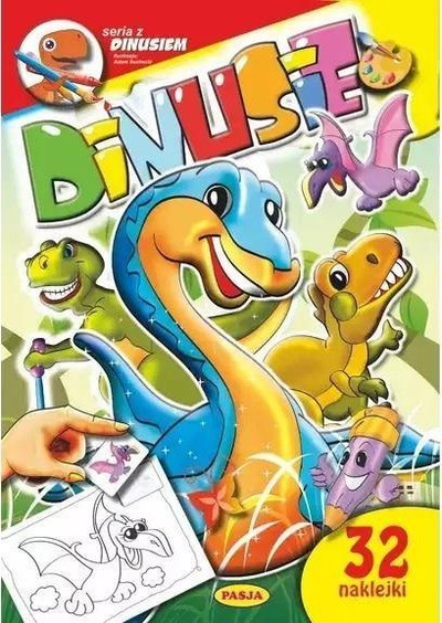 Libër ngjyrosje Series Z Little Dino, me ngjitëse, për kalamaj