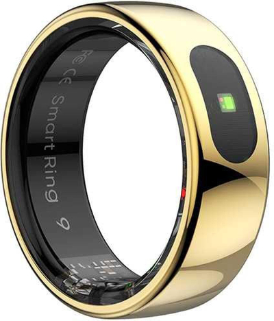 Unazë inteligjente Powerton SMART RING PRO, madhësia 9, IP68, ngjyrë ari