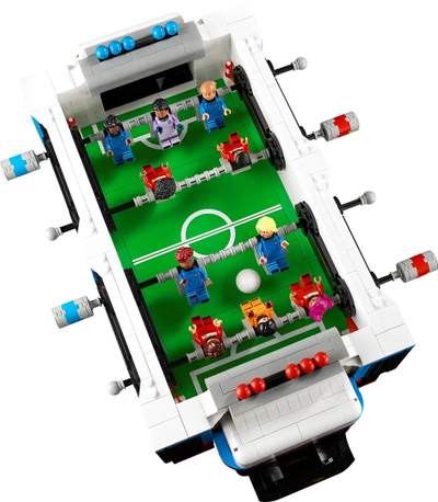 Lodër LEGO Ideas Table Football 21337, tavolinë mini futbolli, 22 minifigura, shumengjyrëshe