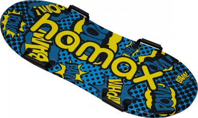 Dërrasë bore Hamax Twin Tip Surfer Comic, për kalamaj, blu e verdhë