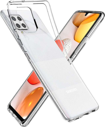 Mbështjellëse Spigen Liquid Crystal për Samsung A42 5G, transparente