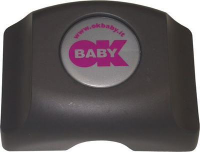 Заден капак OKBABY BLOCCO SAFE, за систем за фиксирање OKB-6605, издржлива пластика, темен