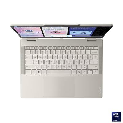 Laptop Lenovo NB Yoga 7 2-in-1 14ILL10, 14", Intel Core Ultra 7 258V(8C,4.8GHz,12MB), 2.8K WQXGA+(2880x1800), Multi-Touch, 32GB LPDDR5x-8533, 1TB SSD M.2 2242 PCIe 4.0x4 NVMe, Intel Arc Graphics 140V, Seashell