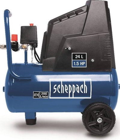 Kompressor ajri Scheppach HC30o, 24L, 8 bar, pa vaj