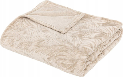 Mbulesë flanel Atmosphera Roy, 180x230cm, beige