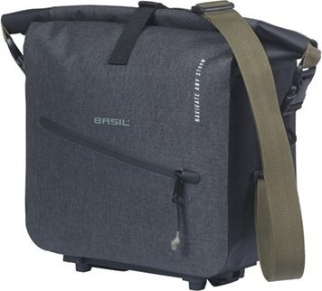 Çantë bagazhi biçiklete Basil Navigator Storm Trunkbag, 13L, i papërshkueshëm nga uji, e zezë