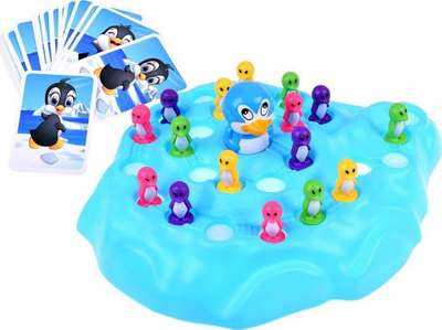 Loja shoqërore Grow Puzzle Penguins on the Iceberg GR0433, për fëmijë 4+