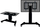 Karrocë TV Neomounts PLASMA-M2500TBLACK, 42-100", motorike, funksion tavoline, e zezë