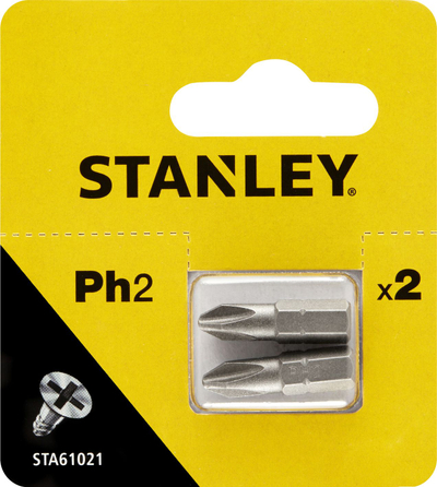 Set maja për kaçavidë Stanley PH 2 x 25 mm, 2 copë