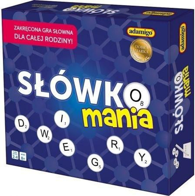 Lojë tavoline Adamigo Słówkomania, lojë fjalësh, për familje, blu