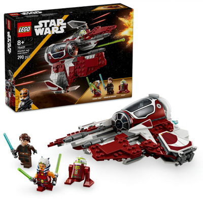 Lodra ndërtuese LEGO Star Wars Ahsoka Jedi Interceptor, set ndërtimi, për fëmijë