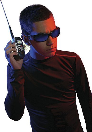 Set walkie talkie SpyX 20190, për kalamaj, i zi