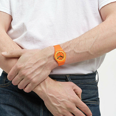 Orë Swatch Love is Love Proudly Orange SO29O700, portokalli