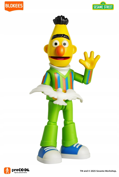 Figurë lodër Blokees Sesame Street Bert, PreCool S2, me artikulime, shumëngjyrëshe