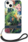 Mbrojtëse telefoni Guess Flower Strap për iPhone 14 6.1", hardcase, shumëngjyrëshe