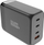Karikues GaN Silver Monkey SMA155, 200W, 3x USB-C PD, USB-A QC 3.0, i zi
