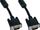 Kabllo VGA Cables Direct CDEX-701K, 1m, mashkull-mashkull, e zezë