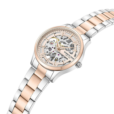Orë klasike për femra Kenneth Cole Automatic Skeleton KCWLL0031504