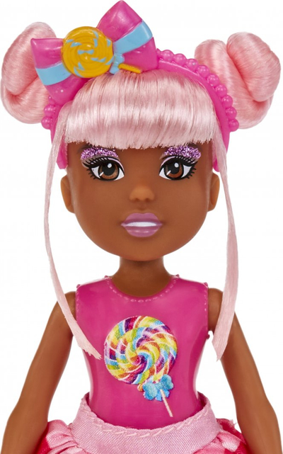 Kukull MGA Dream Bella Little Candy Princess Jaylen, 5.5", me aromë lollipop, rozë shumëngjyrëshe