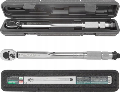 Çelës momenti Rockforce RF-1202, 19-110Nm, 3/8\", metalik